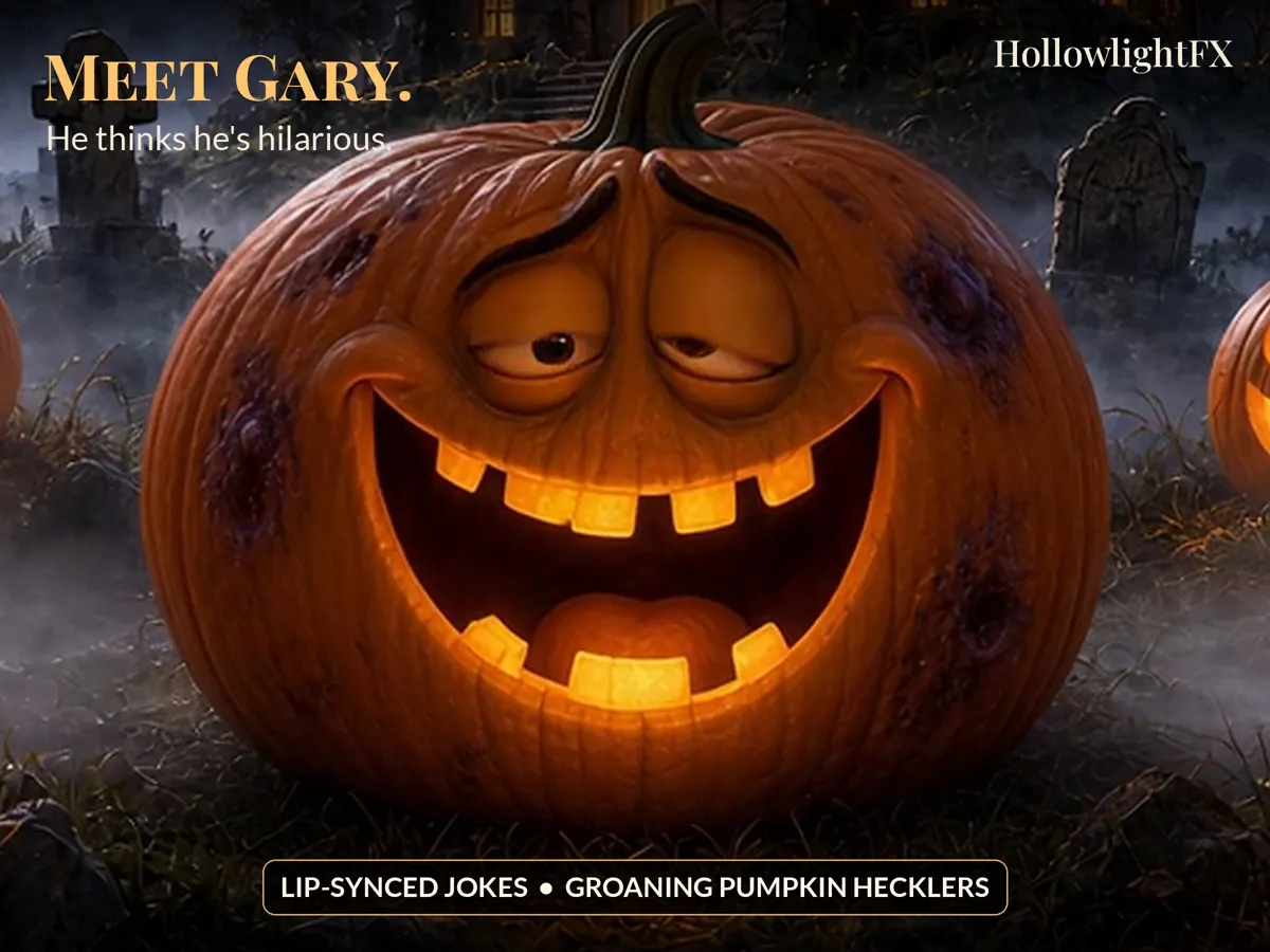 Gary's Bad Jokes: Talking Pumpkins Projection listing image 1